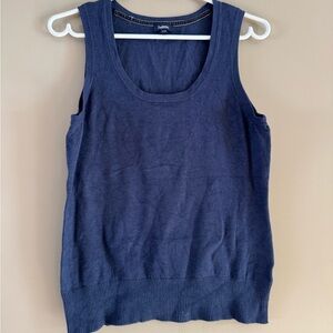 Reitmans Dark Blue Sleeveless Sweater Vest Top - Size M